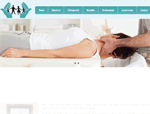 Tablet Screenshot of chiropractorspain.com